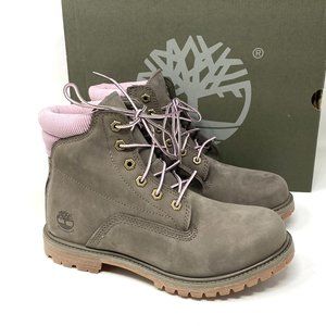 Timberland Women Size TB 0A2GN2 901 WETERVILLE 6 In Waterproof Boot Olive Nubuck